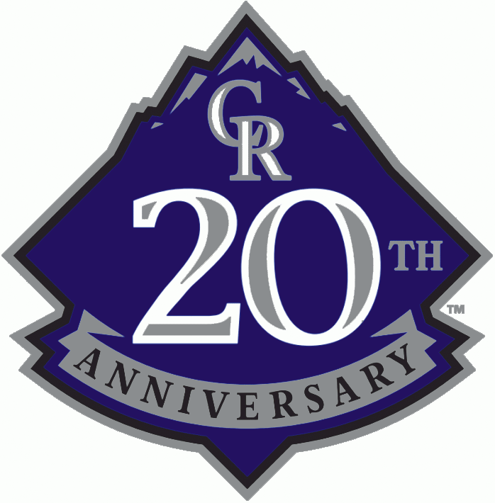Colorado Rockies 2013 Anniversary Logo iron on transfers for fabric